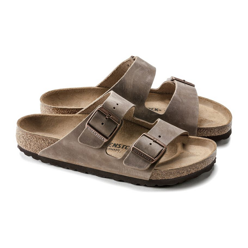 Birkenstock Arizona Oiled Leather Slide Sandal (Unisex) Sandal - Slide - The Heel Shoe Fitters