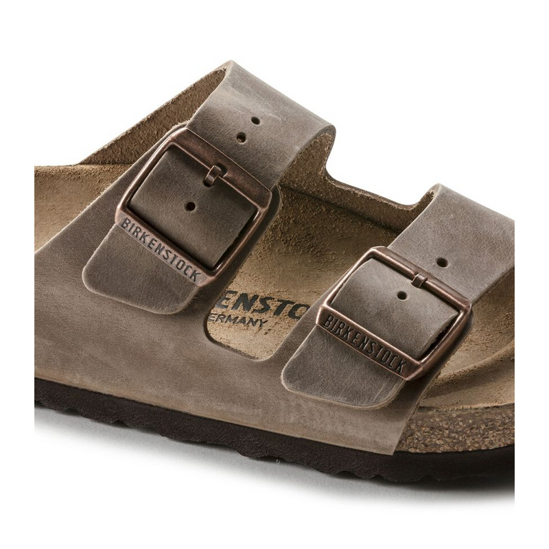 Birkenstock Arizona Oiled Leather Slide Sandal (Unisex) Sandal - Slide - The Heel Shoe Fitters