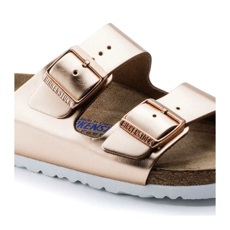 Birkenstock Arizona Soft Footbed Leather Slide Sandal (Women) Sandal - Slide - The Heel Shoe Fitters