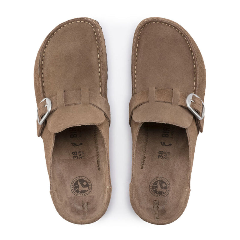 Birkenstock Buckley Suede Clog (Women) Dress-Casual - Clogs & Mules - The Heel Shoe Fitters