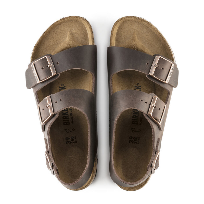 Birkenstock Milano Backstrap Sandal (Unisex) - Habana Oiled Leather Sandal - Backstrap - The Heel Shoe Fitters
