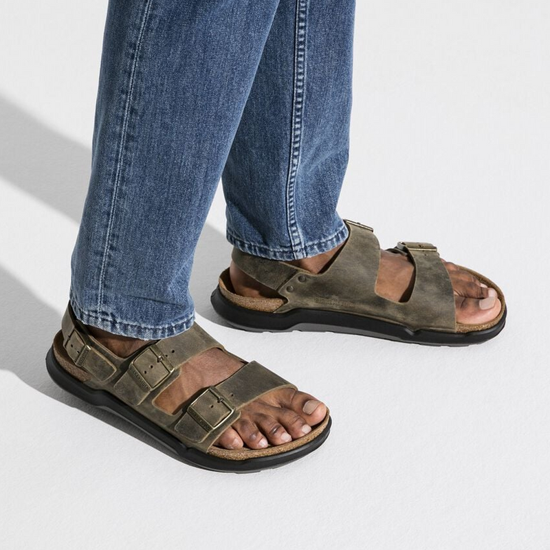 Birkenstock Milano Rugged Backstrap Sandal (Men) Sandal - Backstrap - The Heel Shoe Fitters