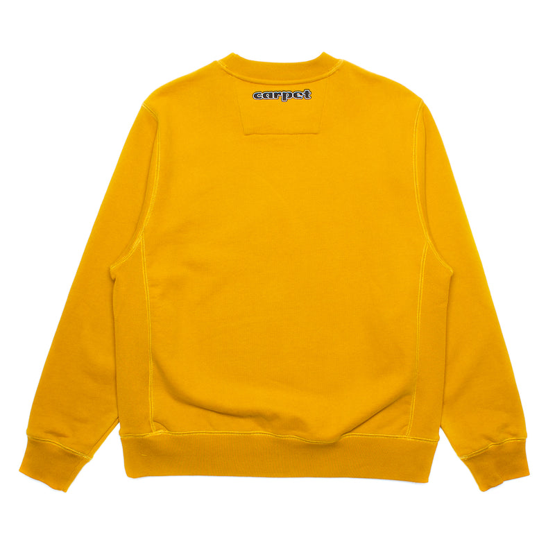 Carpet Company Bizarro Crewneck Yellow  Edit alt text