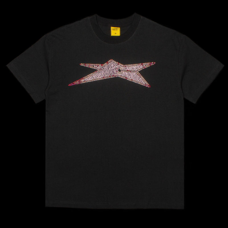 Carpet Company | Bizarro Rhinestone T-Shirt Color : Black