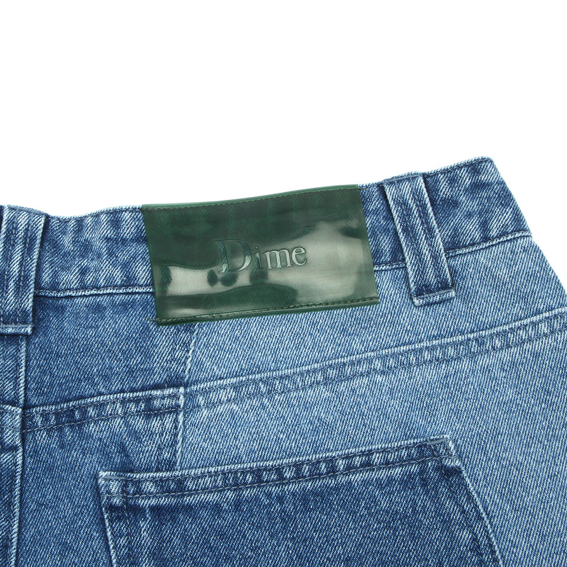 Dime | Blocked Relaxed Denim Pants Blue Washed