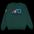 Blockhaus Crew Neck Sweatshirt Pine Green