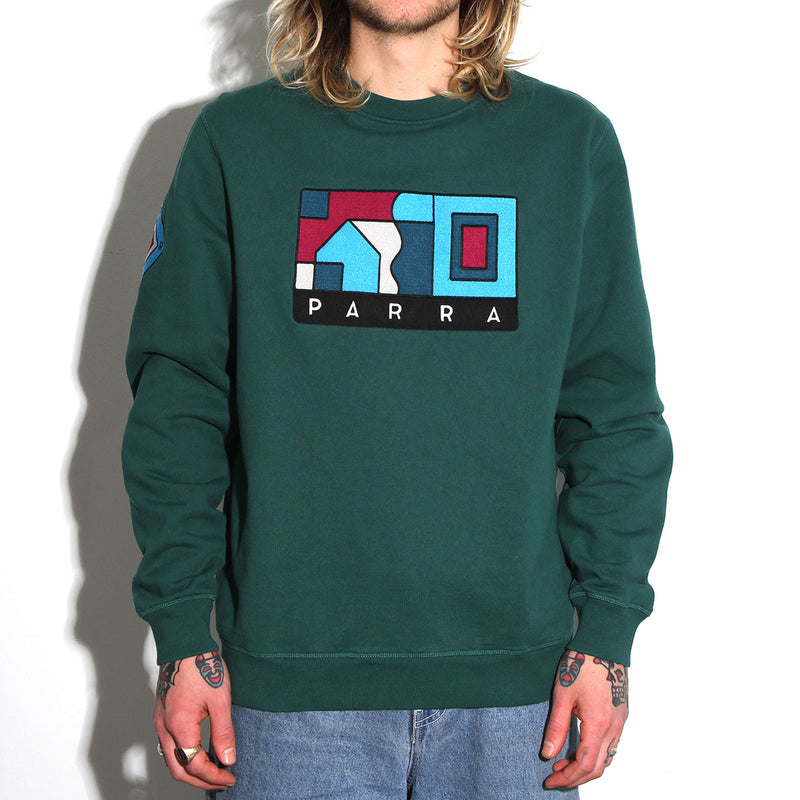 Blockhaus Crew Neck Sweatshirt Pine Green