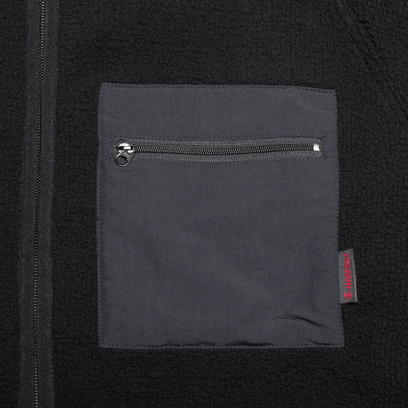 Gramicci Boa Fleece Jacket Black