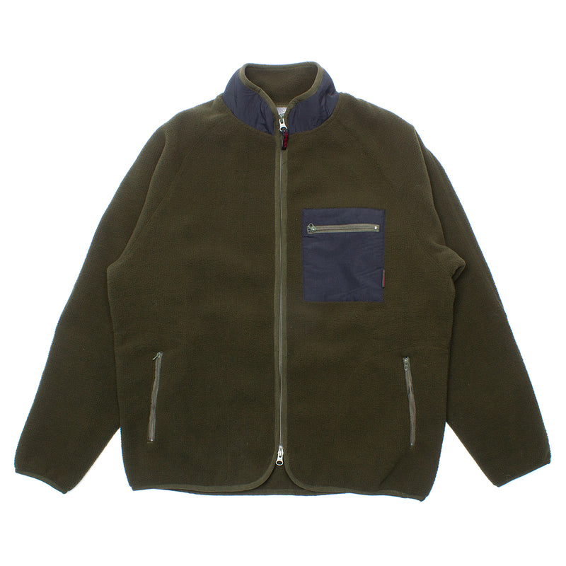 Gramicci Boa Fleece Jacket Olive