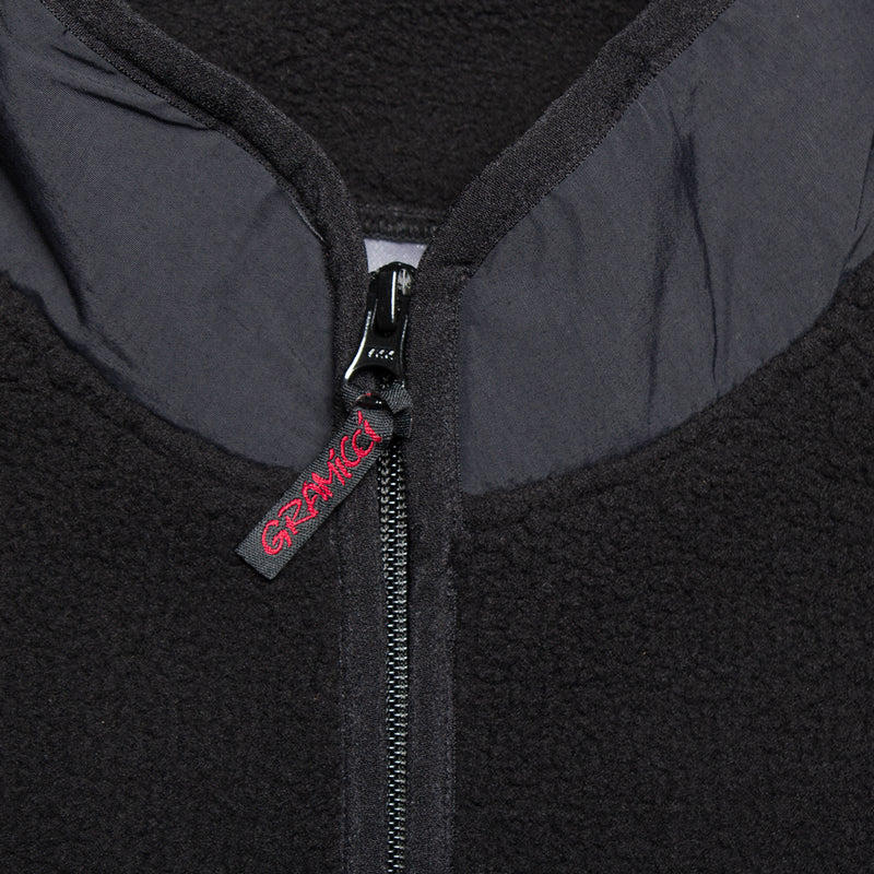 Gramicci Boa Fleece Jacket Black