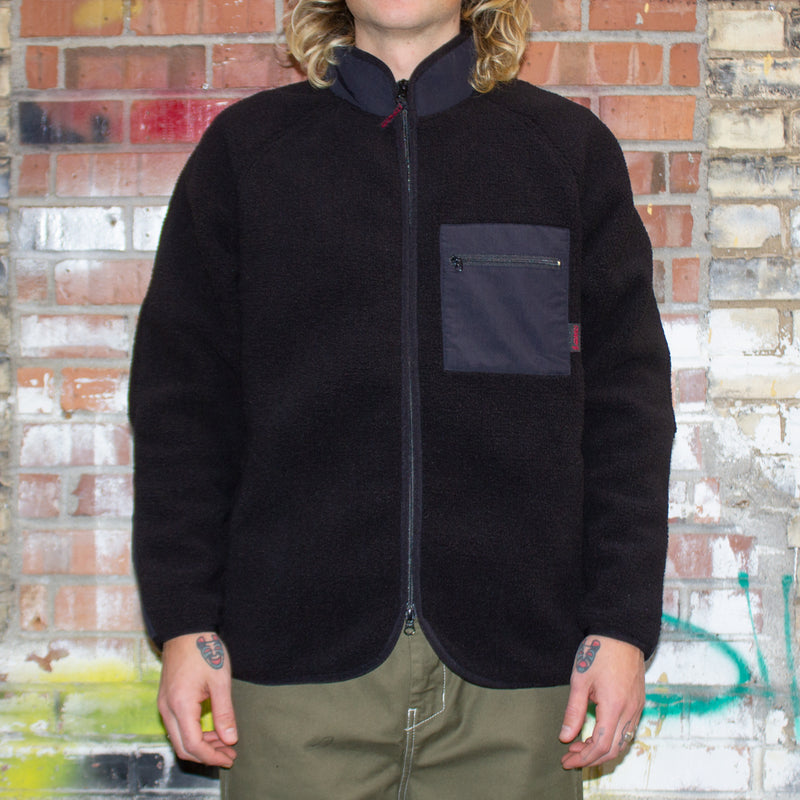 Gramicci Boa Fleece Jacket Black