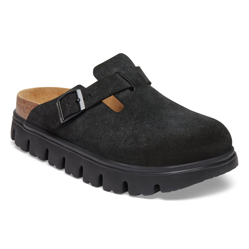 Boston Chunky Black/Black Suede