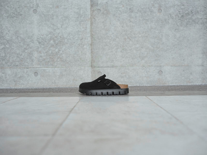 Boston Chunky Black/Black Suede