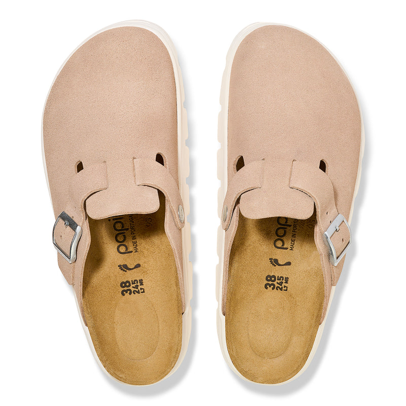 Boston Chunky Warm Sand Suede Leather
