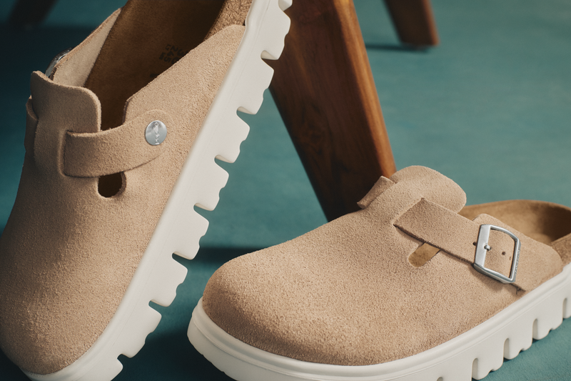 Boston Chunky Warm Sand Suede Leather