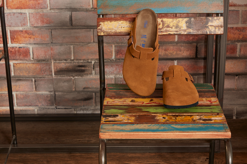 Boston Men's Soft Footbed Mink Suede