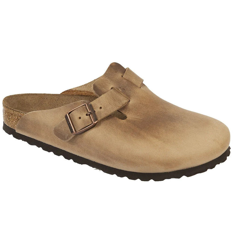 Unisex Birkenstock Boston Regular in Tobacco. Sku: 960811