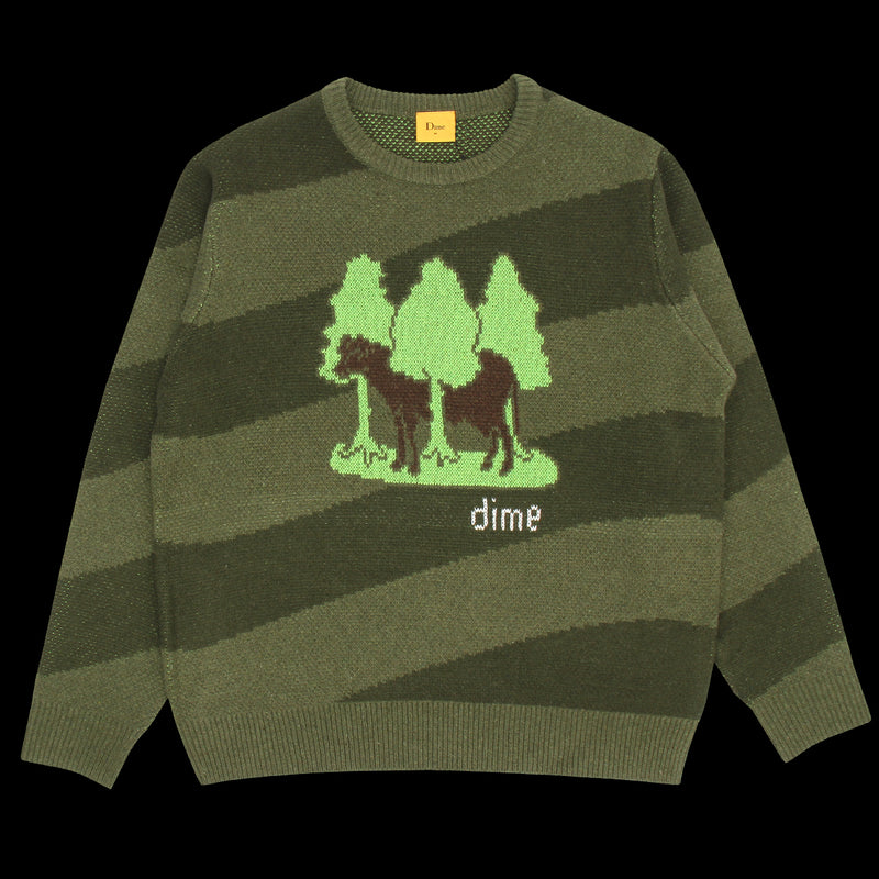 Dime Bovine Wool Knit Army