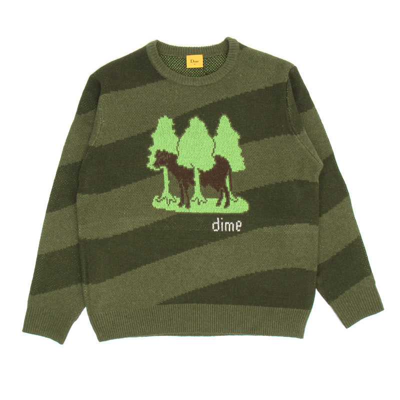 Dime Bovine Wool Knit Army