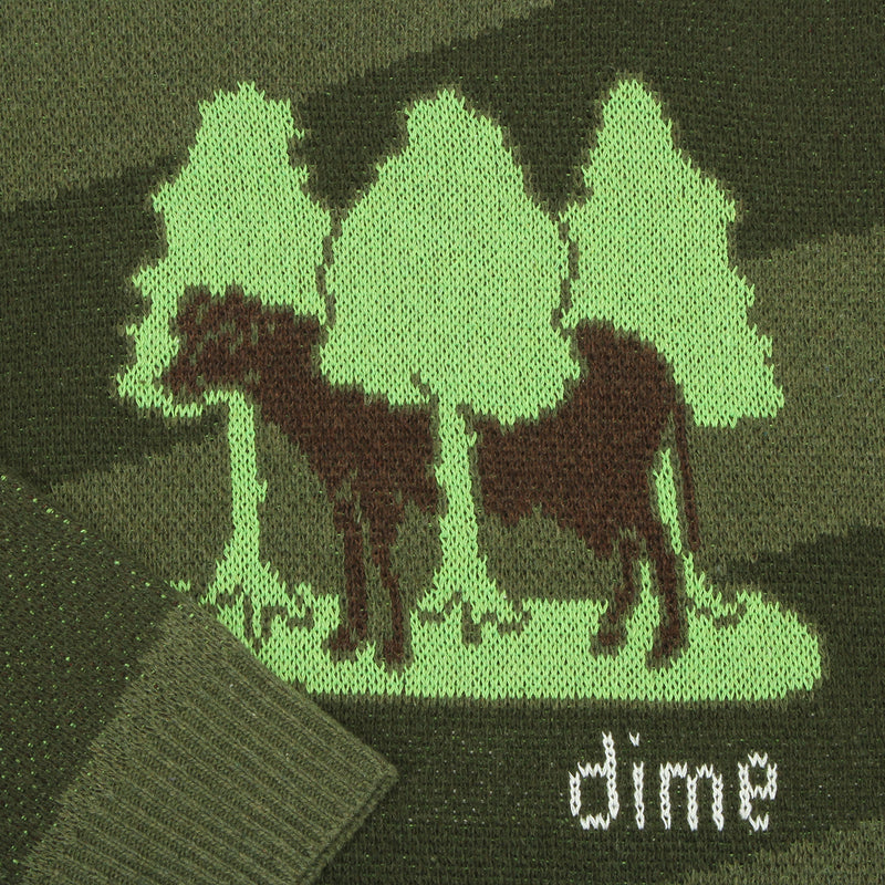 Dime Bovine Wool Knit Army