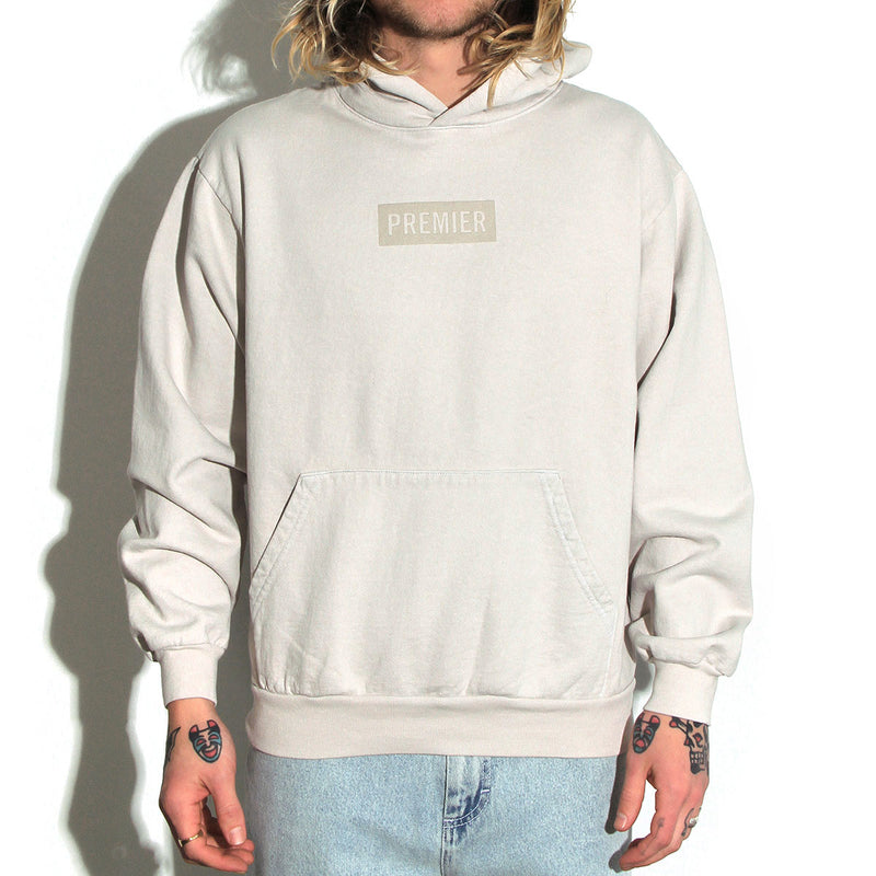 Premier Box Logo Hoodie Cement