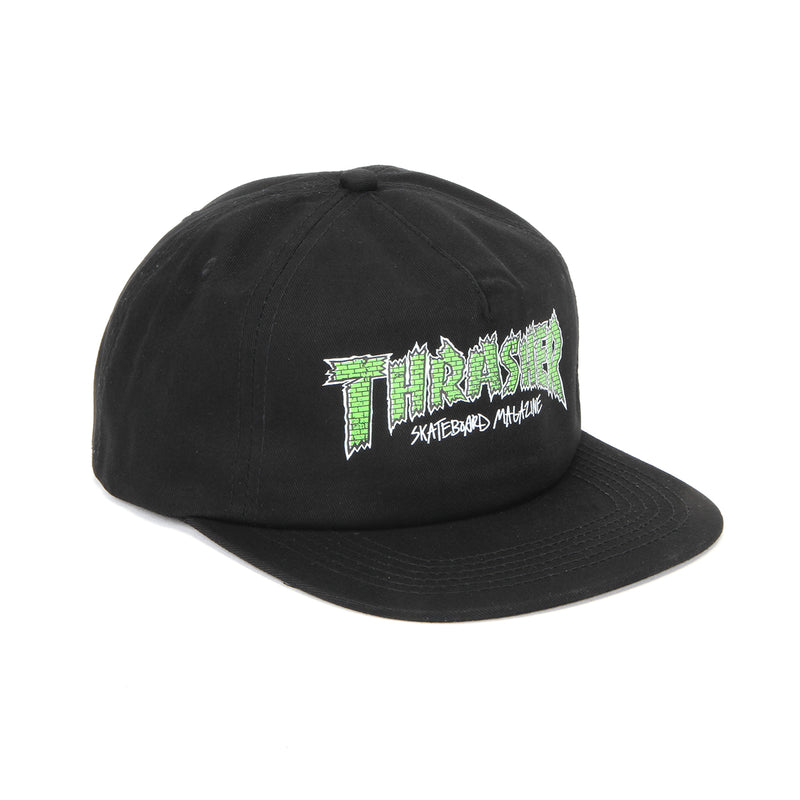 Thrasher | Brick Hat Color : Black