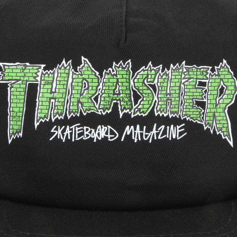 Thrasher | Brick Hat Color : Black