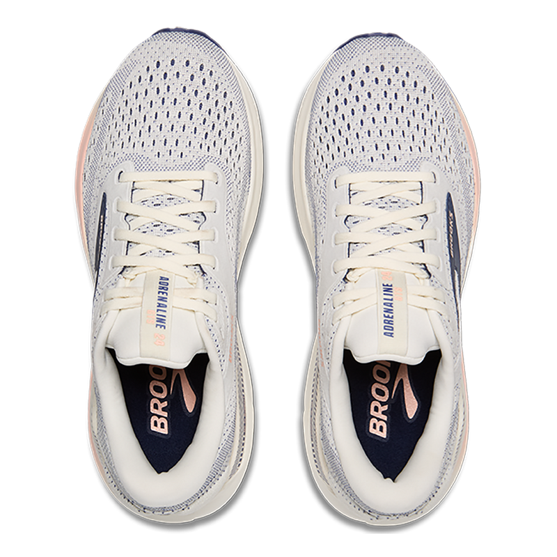 Brooks Adrenaline GTS 24 Grey - Blue Ribbon - Peach