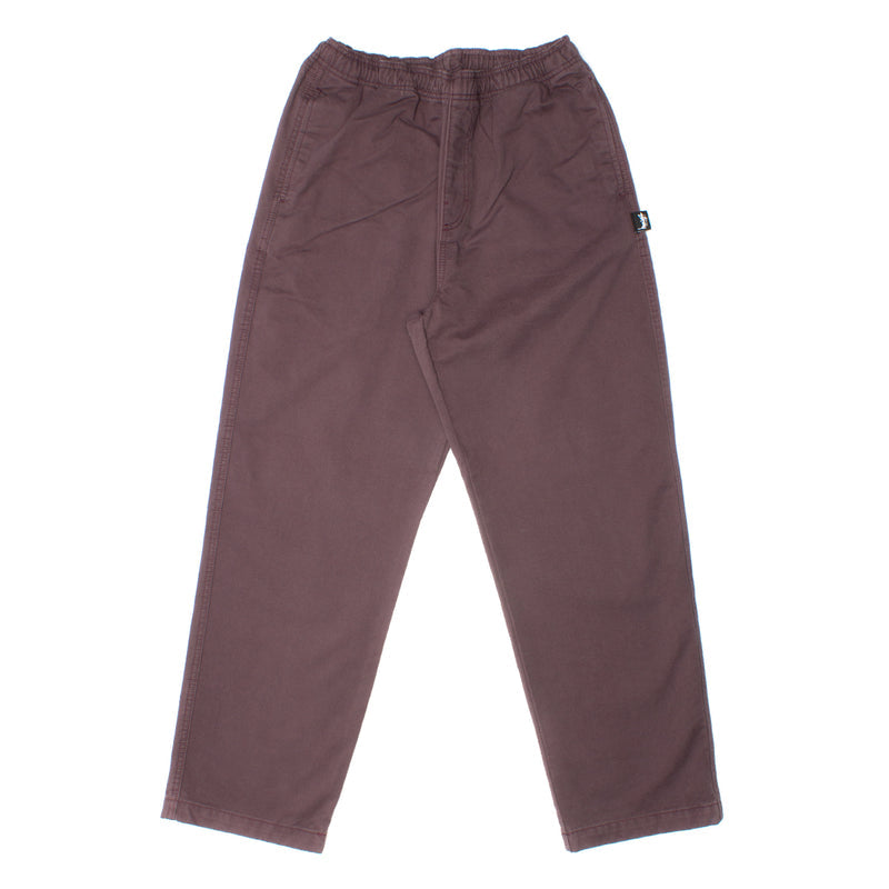 Stussy Brushed Beach Pant Wine