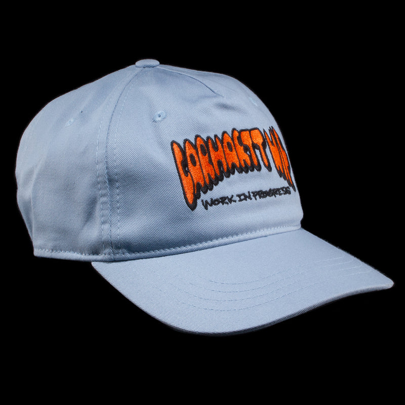 Carhartt WIP Bubble Script Cap Misty Sky