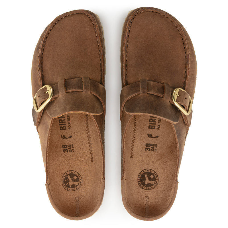 Buckley Cognac Oiled Leather