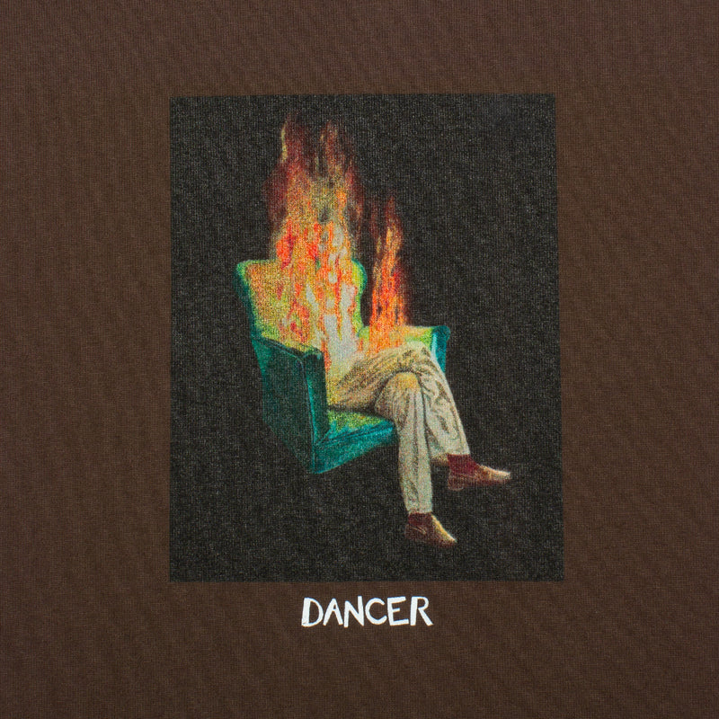 Dancer | Burning T-Shirt Color : Brown