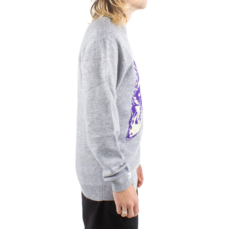 Butter Goods Butterfly Knit Sweater : Grey