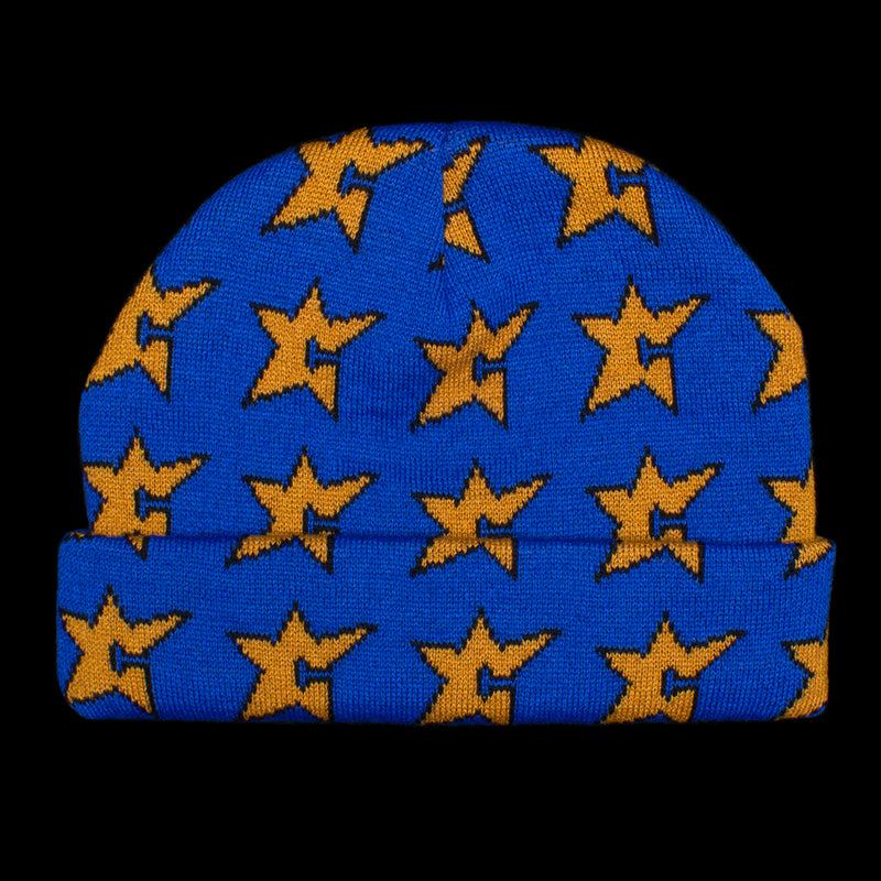 Carpet Company C-Star Beanie Color : Indigo / Brown