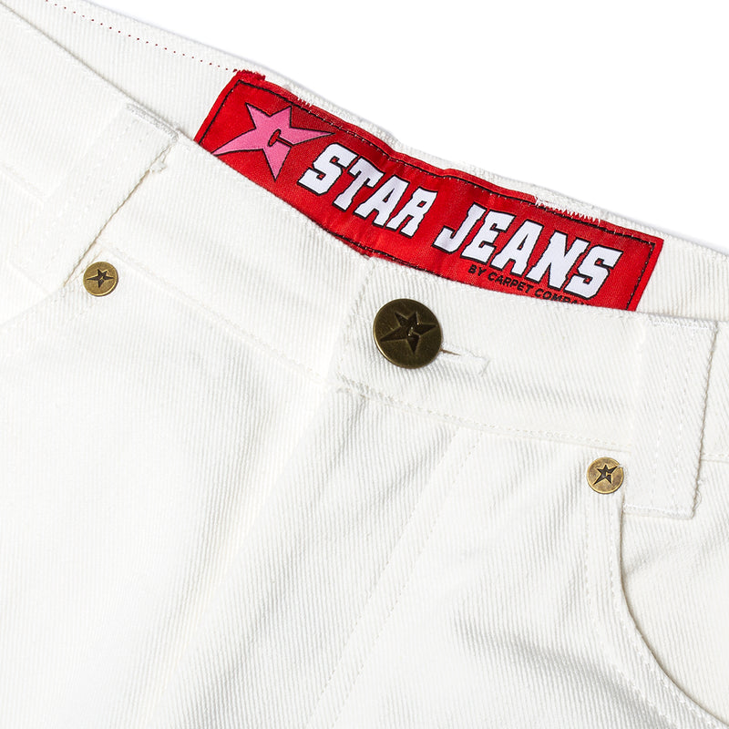 Carpet Company | C-Star Jeans Color : White Baggy Fit