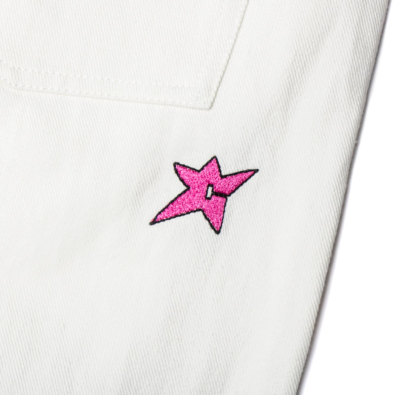Carpet Company | C-Star Jeans Color : White Baggy Fit