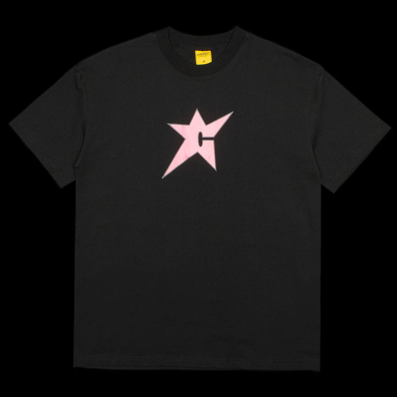 Carpet Company | C-Star T-Shirt Color : Black / Pink