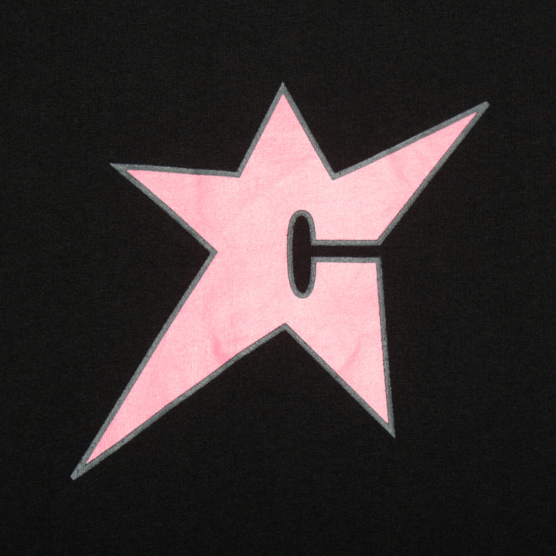 Carpet Company | C-Star T-Shirt Color : Black / Pink