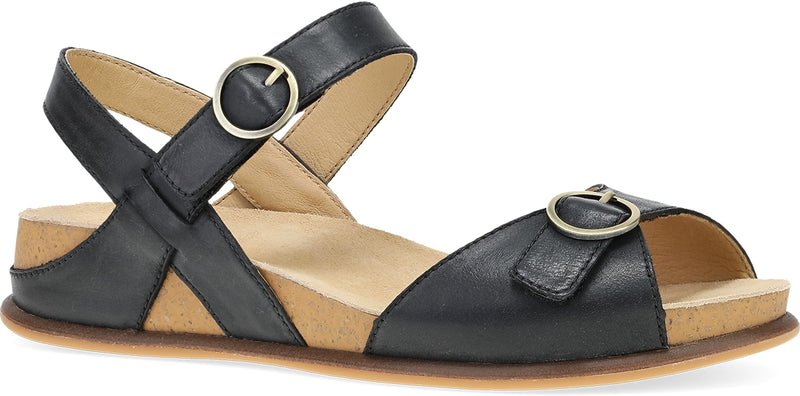 Candace Black Burnished Nappa