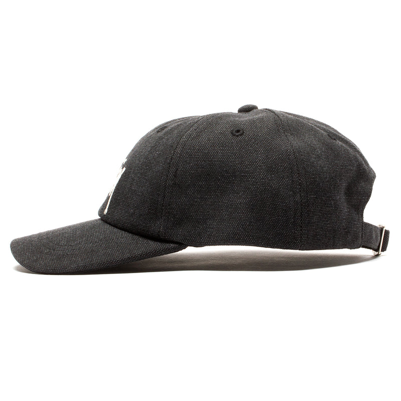 Stussy Canvas Big Basic Low Pro Hat : Black