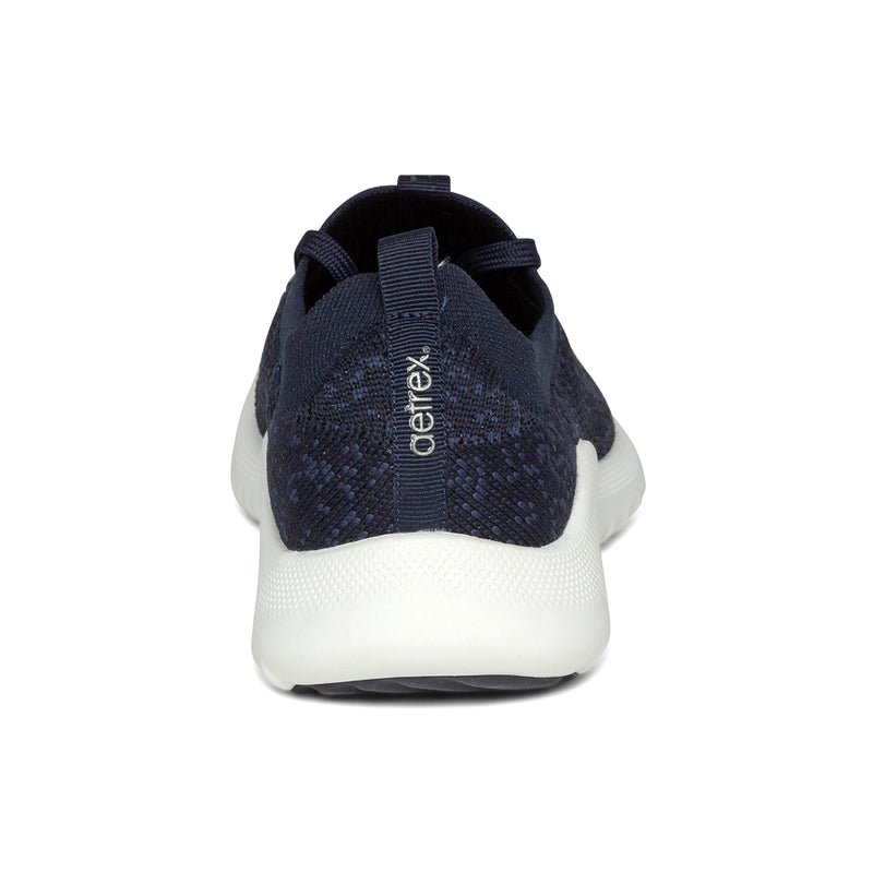 CARLY NAVY LACE-UP
