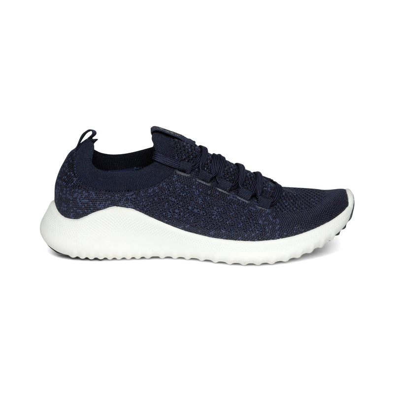 CARLY NAVY LACE-UP