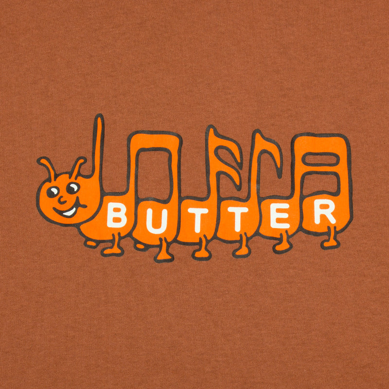 Butter Goods | Caterpillar T-Shirt Color : Washed Wood