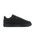 Men's black Puma low-top sneakers, lace-up with textured side panels