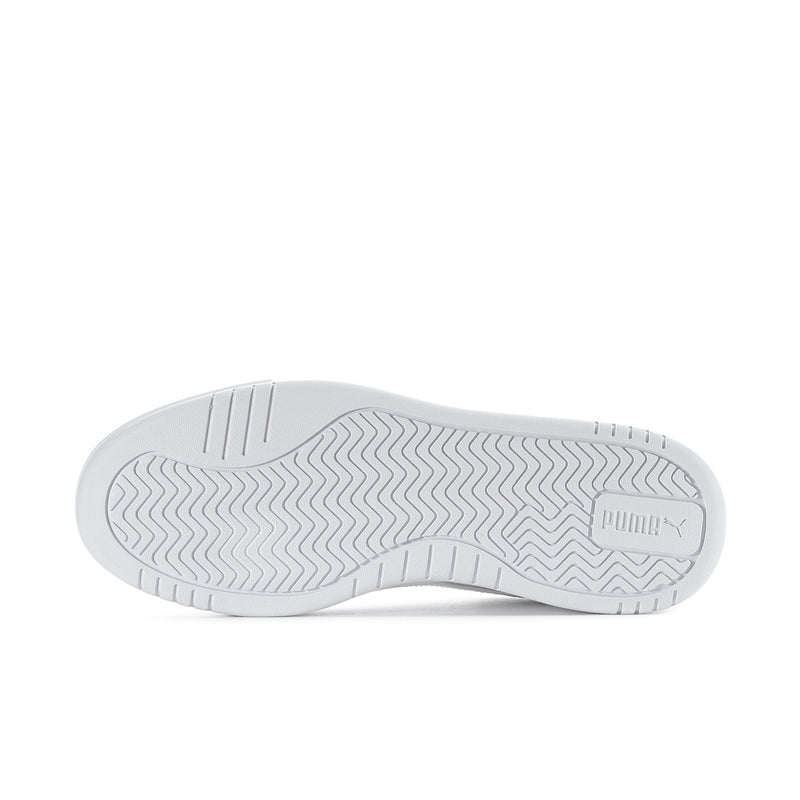 Puma Caven III men's white rubber outsole, herringbone traction tread.