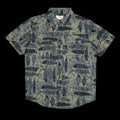Filson Chambray S/S Shirt Blue Fish Ink Print