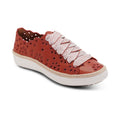 Charlotte Terracotta Lace-up