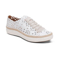 Charlotte White Lace-up