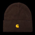 Carhartt WIP Chase Beanie Dark Umber / Gold