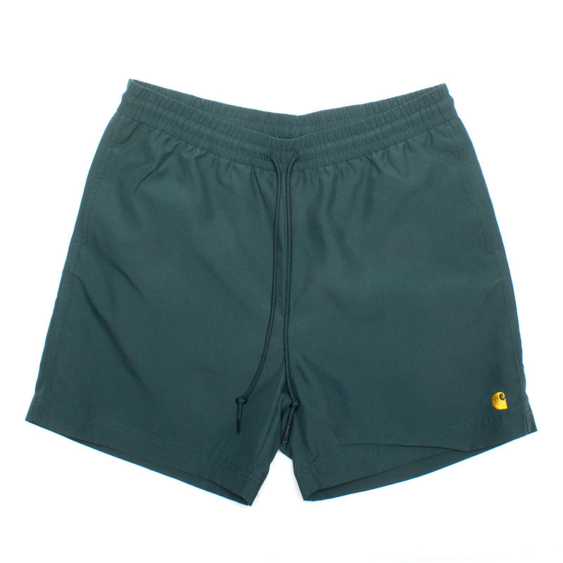 Carhartt WIP Chase Swim Trunk Botanic / Gold  Edit alt text